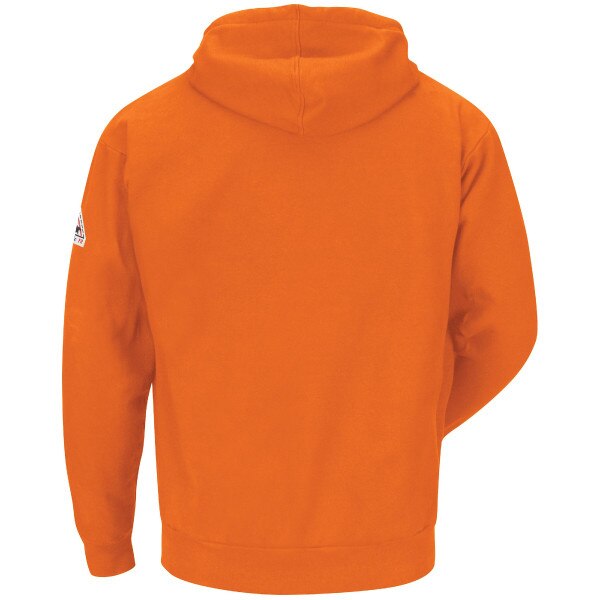 Bulwark FR Hooded Sweatshirt with Zipper in Orange